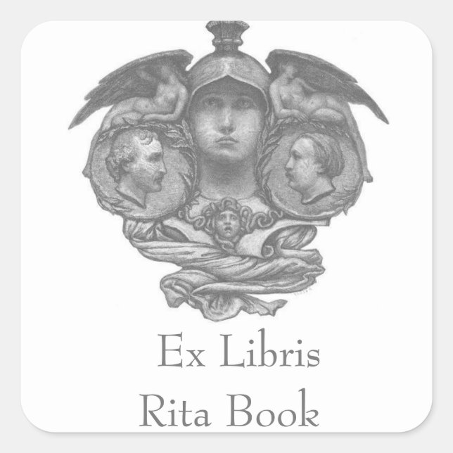 Gustav Doré Illustration From The Raven Square Sticker (Front)