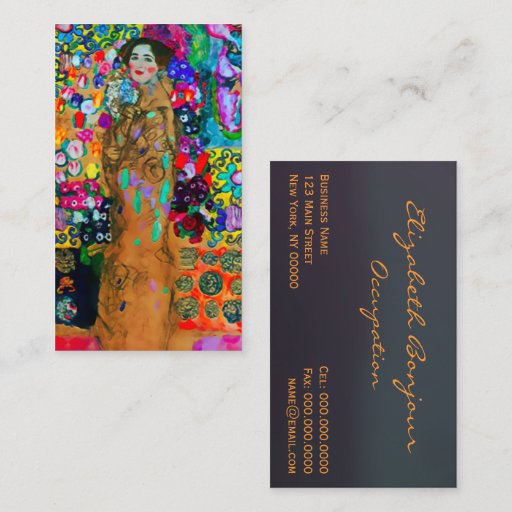 Customizable Gustav &amp; Elizabeth ~ Business Cards