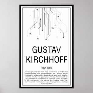 Gustav Kirchhoff Poster