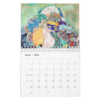 GUSTAV KLIMT 2020 FINE ART CALENDAR | Zazzle