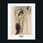 Gustav Klimt #242 - Fine Art Postcard<br><div class="desc">Gustav Klimt - Allegory Of Sculpture. Art & signature postcard #242 by The Zedign House. For more images & designs from Gustav Klimt - Paintings & Drawings,  visit https://books.zedign.com/zas/166.html</div>