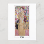 Gustav Klimt #285 - Fine Art Postcard<br><div class="desc">Gustav Klimt - Portrait Of Maria Munk (Unfinished) 1918. Art & signature postcard #285 by The Zedign House. For more images & designs from Gustav Klimt - Paintings & Drawings,  visit https://books.zedign.com/zas/166.html</div>