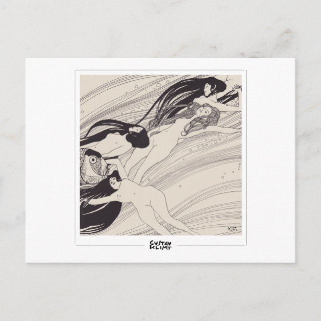 Gustav Klimt #341 - Fine Art Postcard (Front)