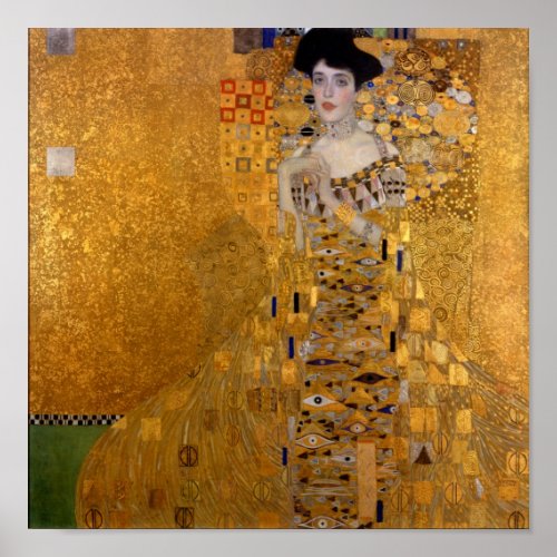 Gustav Klimt Adele Bloch_Bauer 1907 Poster