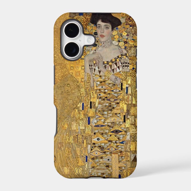 Gustav Klimt Adele Bloch Bauer Gold iPhone Case (Back)