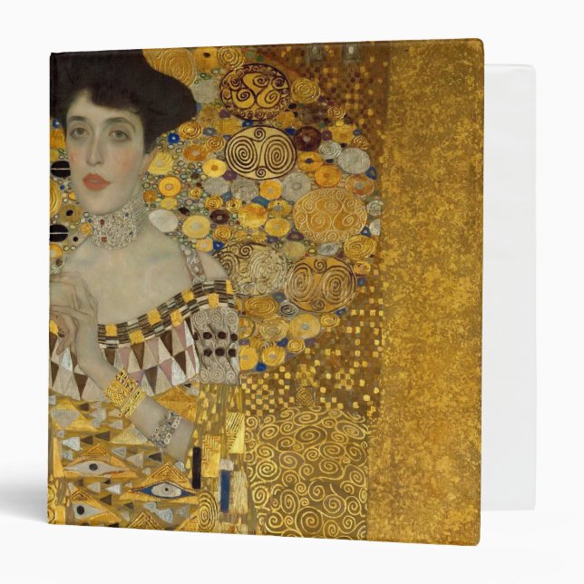 Gustav Klimt - Adele Bloch-Bauer I 3 Ring Binder (Front/Inside)