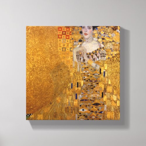 Gustav Klimt _ Adele Bloch_Bauer I Canvas Print