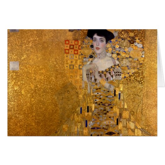 Gustav Klimt - Adele Bloch-Bauer I. Cards (Front Horizontal)