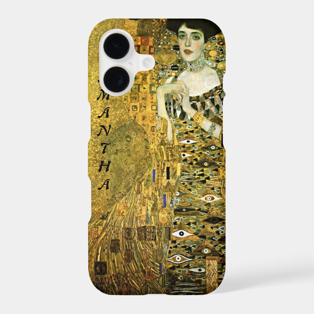 Gustav Klimt Adele Bloch-Bauer I Iphone Case (Back)