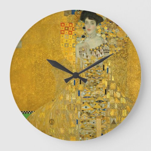 Gustav Klimt Adele Bloch_Bauer I Large Clock