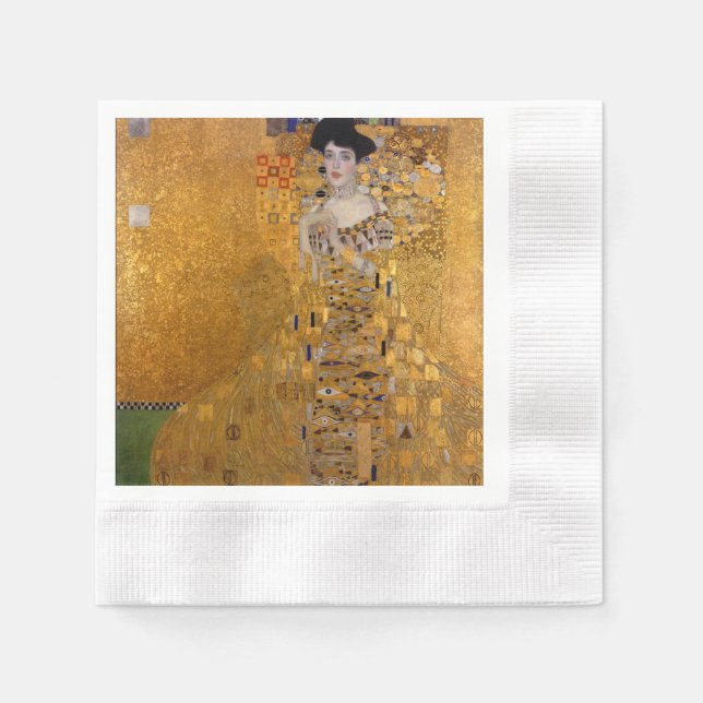 Gustav Klimt - Adele Bloch-Bauer I. Paper Napkins (Front)