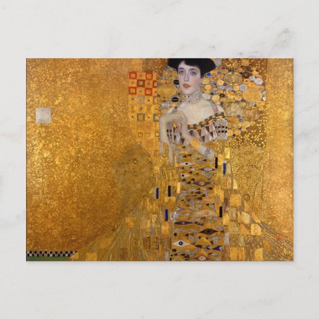 Gustav Klimt - Adele Bloch-Bauer I. Postcard (Front)