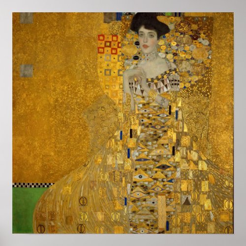 Gustav Klimt _ Adele Bloch_Bauer I Poster