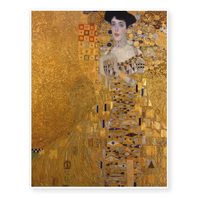 Gustav Klimt - Adele Bloch-Bauer I. Temporary Tattoos (Front)