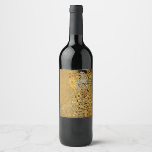 Gustav Klimt _ Adele Bloch_Bauer I Wine Label