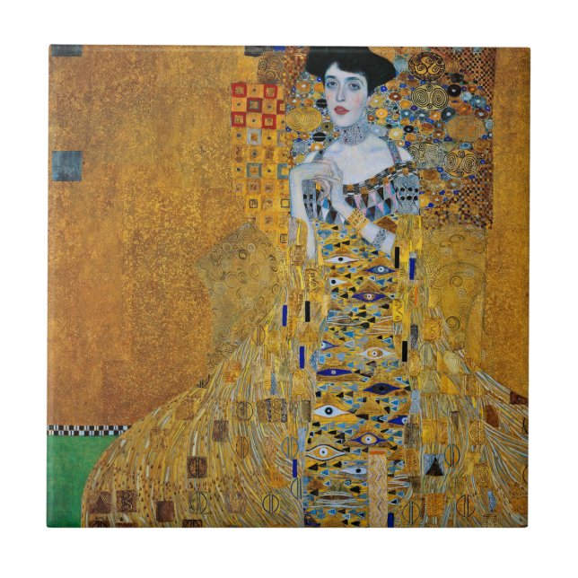 Gustav Klimt - Adele Ceramic Tile (Front)