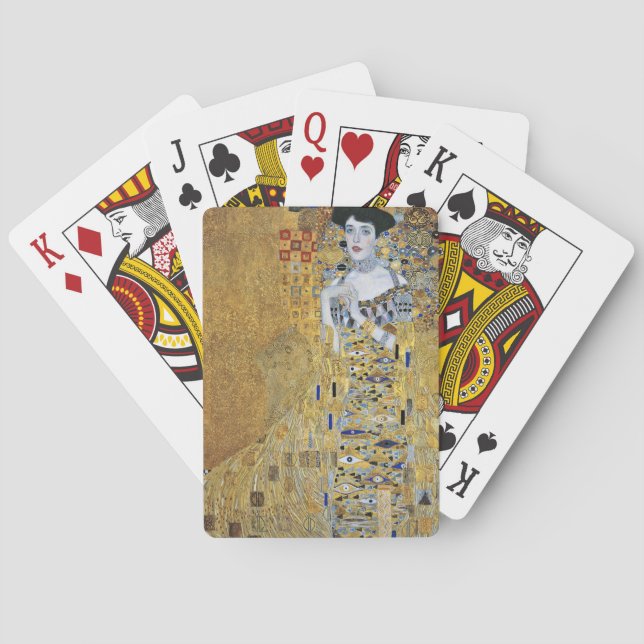 Gustav Klimt - Adele Poker Cards (Back)