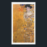 Gustav Klimt Adele Portrait Paper Guest Towels<br><div class="desc">This popular Klimt painting is entitled "Adele Bloch-Bauer's Portrait"; and was painted in 1907. Gustav Klimt (July 14, 1862 – February 6, 1918) was an Austrian symbolist painter and one of the most prominent members of the Vienna Secession movement. Klimt is noted for his paintings, murals, sketches, and other art...</div>