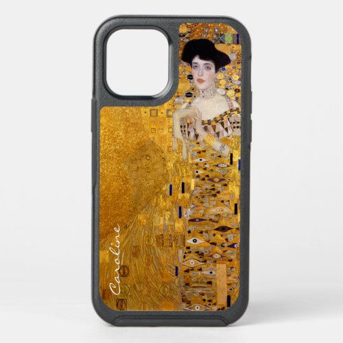 Gustav Klimt Adele Portrait with Name OtterBox Symmetry iPhone 12 Case