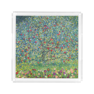 Gustav Klimt - Apple Tree Acrylic Tray