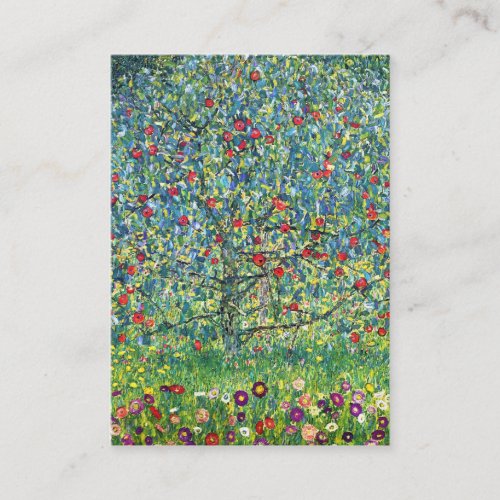 Gustav Klimt: Apple Tree Business Card