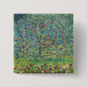 Gustav Klimt - Apple Tree Button