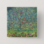 Gustav Klimt - Apple Tree Button<br><div class="desc">Apple Tree I - Gustav Klimt,  Oil on Canvas,  1907</div>