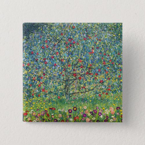 Gustav Klimt _ Apple Tree Button