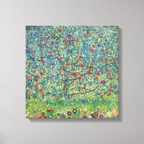 Gustav Klimt _ Apple Tree Canvas Print