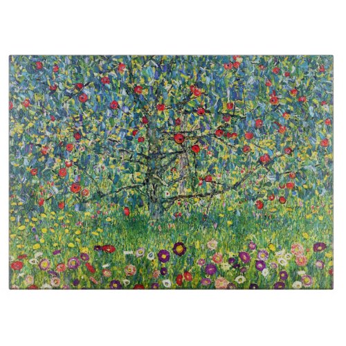 Gustav Klimt Apple Tree Cutting Board