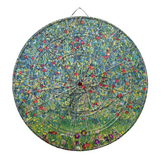 Gustav Klimt - Apple Tree Dart Board (Front)