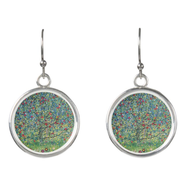 Gustav Klimt - Apple Tree Earrings (Front)