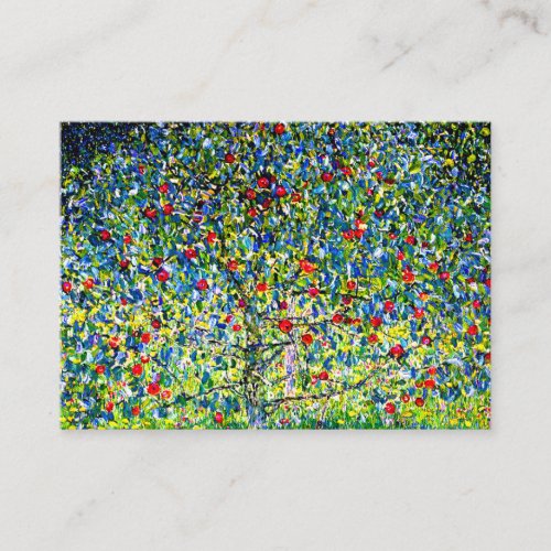 Gustav Klimt Apple Tree Enclosure Card