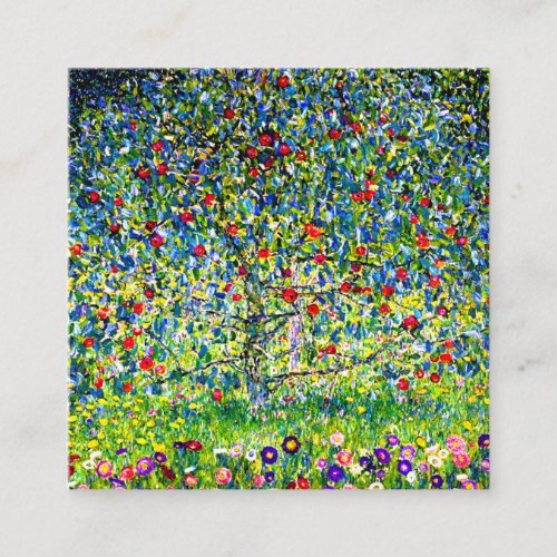 Gustav Klimt Apple Tree Enclosure Card