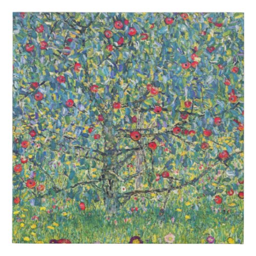 Gustav Klimt _ Apple Tree Faux Canvas Print