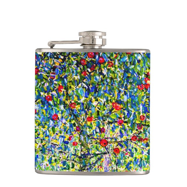 Gustav Klimt Apple Tree Flask (Front)