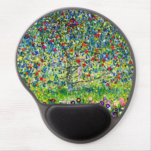 Gustav Klimt Apple Tree Gel Mouse Pad