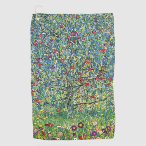 Gustav Klimt _ Apple Tree Golf Towel