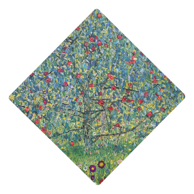 Gustav Klimt - Apple Tree Graduation Cap Topper (Front)