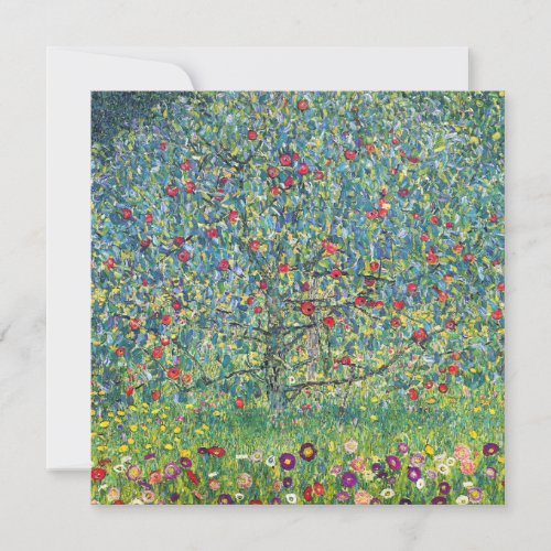 Gustav Klimt _ Apple Tree Invitation