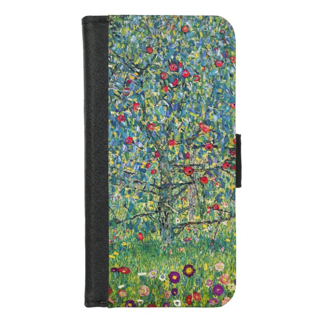 Gustav Klimt - Apple Tree iPhone Wallet Case (Front)