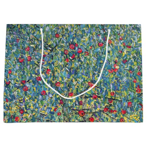 Gustav Klimt _ Apple Tree Large Gift Bag