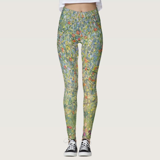 Gustav Klimt Apple Tree Leggings (Front)