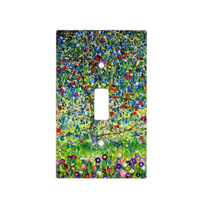 Gustav Klimt Apple Tree Light Switch Cover (Front)