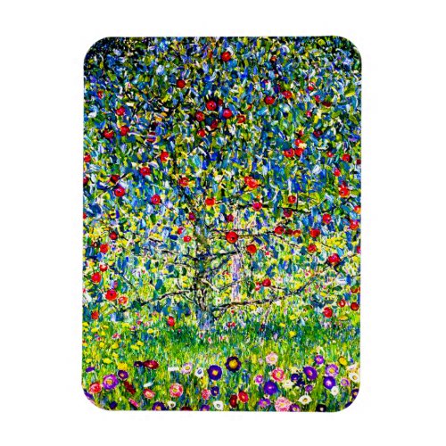 Gustav Klimt Apple Tree Magnet