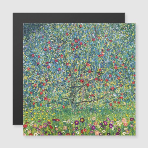 Gustav Klimt _ Apple Tree  Magnetic Card