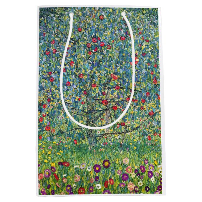 Gustav Klimt - Apple Tree Medium Gift Bag (Front)