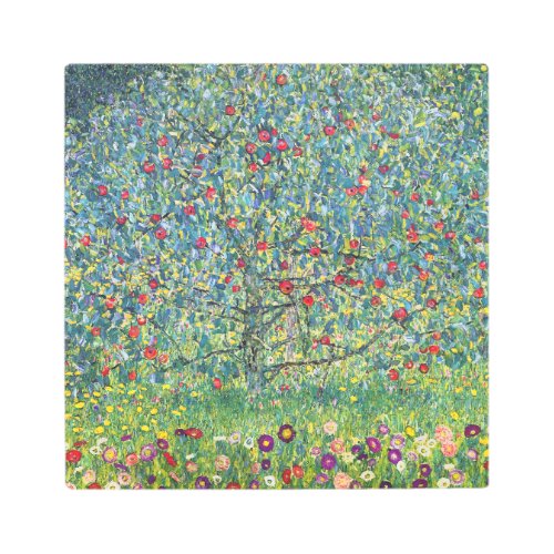 Gustav Klimt _ Apple Tree Metal Print