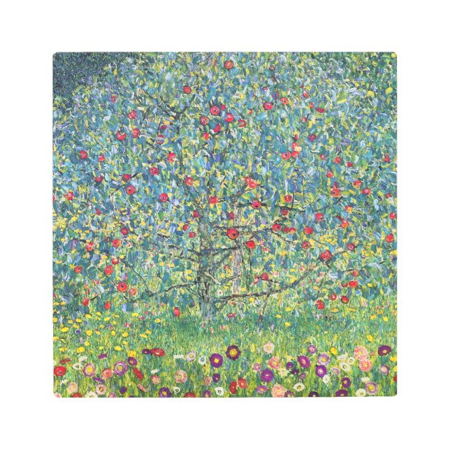 Gustav Klimt - Apple Tree Metal Print (Front)