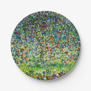 Gustav Klimt Apple Tree Paper Plates
